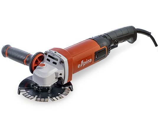 УШМ Espira AGI-125-13E 125 мм 220-240В, 50/60 Гц,мощность 1300 Вт, 4000-11000 об/мин, 2.5 кг